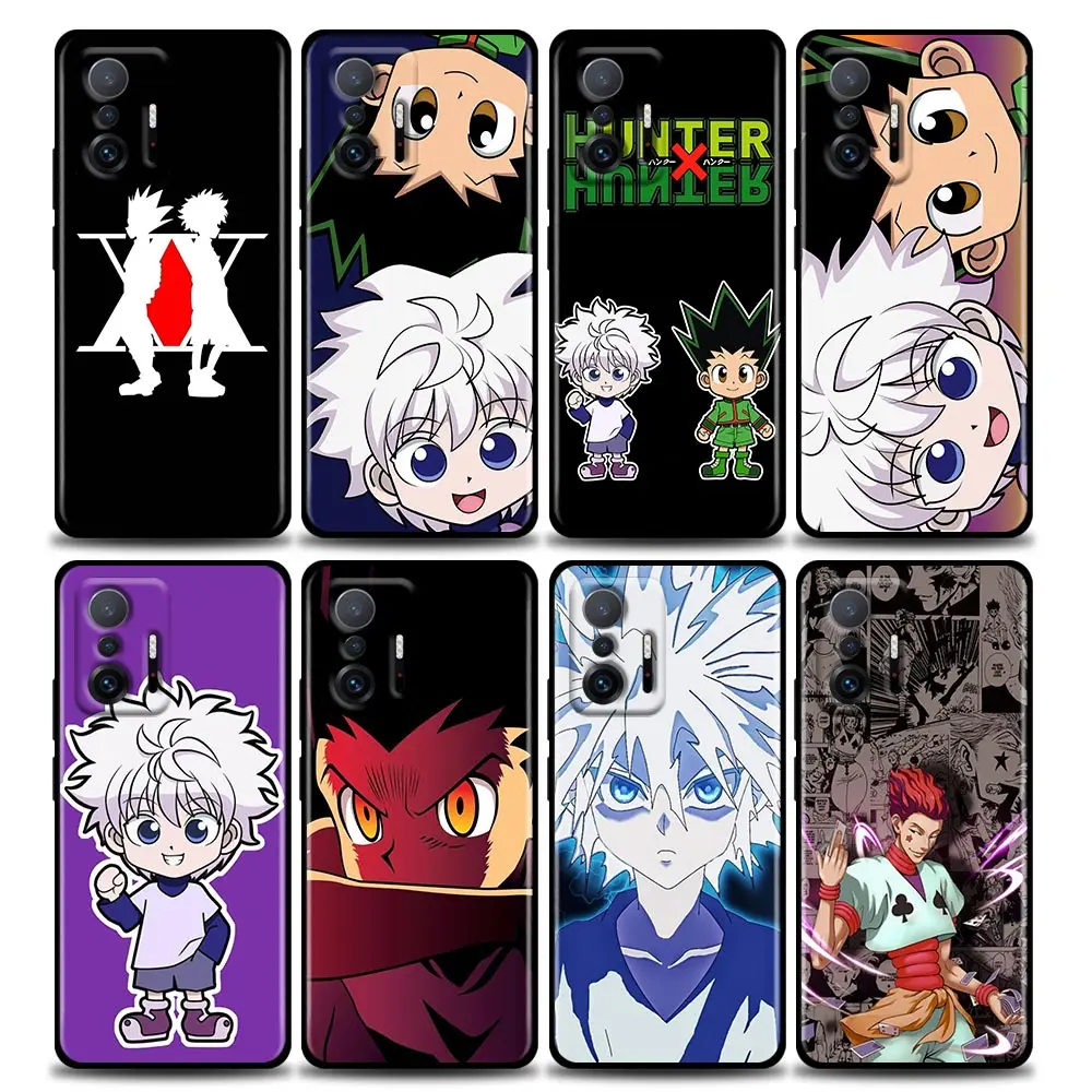 

Hunter X Hunters Anime Case For Xiaomi Mi 11 Lite 5G NE 11T 12 Pro Cases Fundas Poco X3 M3 F3 M4 Pro Cover HxH Hisoka Killua Gon