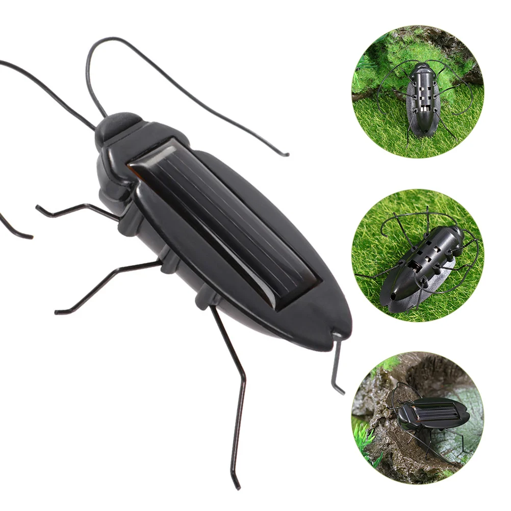 

Solar Toy Insect Grasshopper Toys Remote Fake Educational Bug Powered Control Robot Prank Kits Roaches Cockroaches Kit