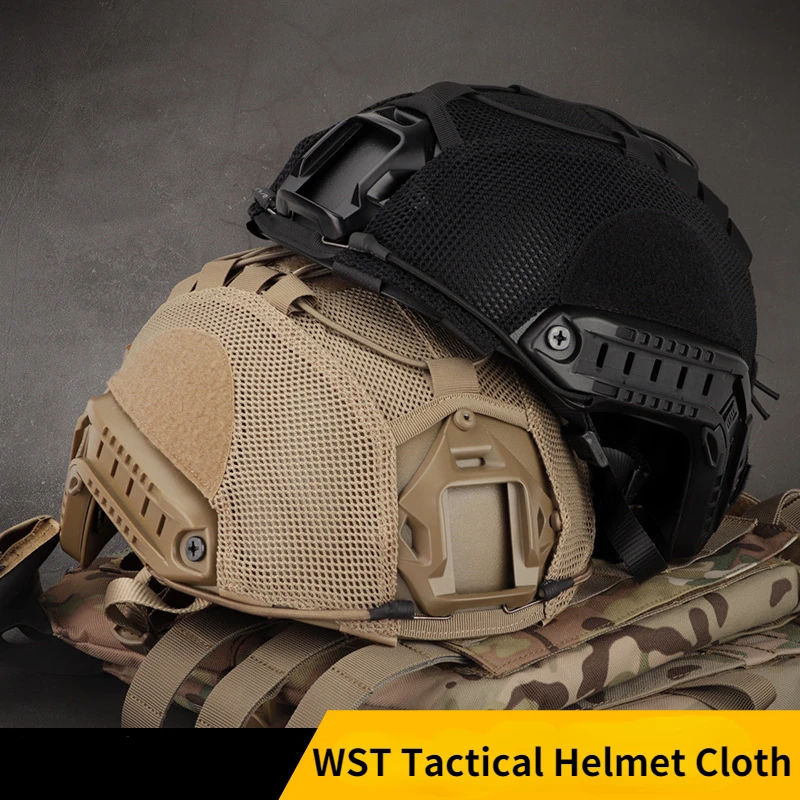 

Сетчатый Чехол для тактического шлема, ткань для быстрого шлема, камуфляжный головной убор для страйкбола, аксессуары для тактического шле...