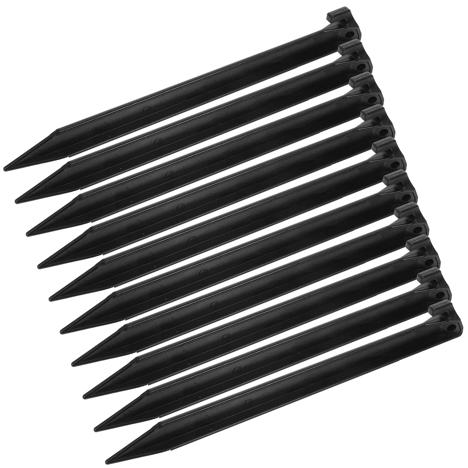 

10 Pcs Ground Nail Ultralight Tent Stakes Tarp Yard Decorations Tools Accessories Canopy Heavy Duty Plastic Pegs