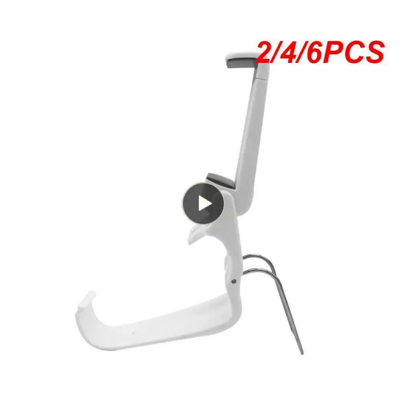 

2/4/6PCS Flexible Joystick Holder Securely Fastened Adjustable Viewing Angle Game Controller Clip Bracket White