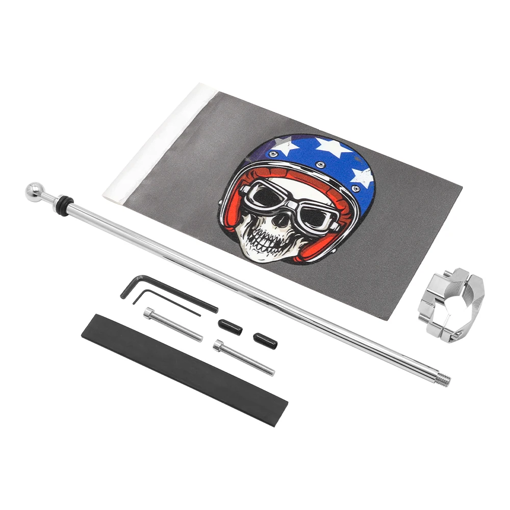 Для Harley Sportster XL883 XL1200 Touring FLHT Road King Glide Pole крепление флаг для мотоцикла заднее