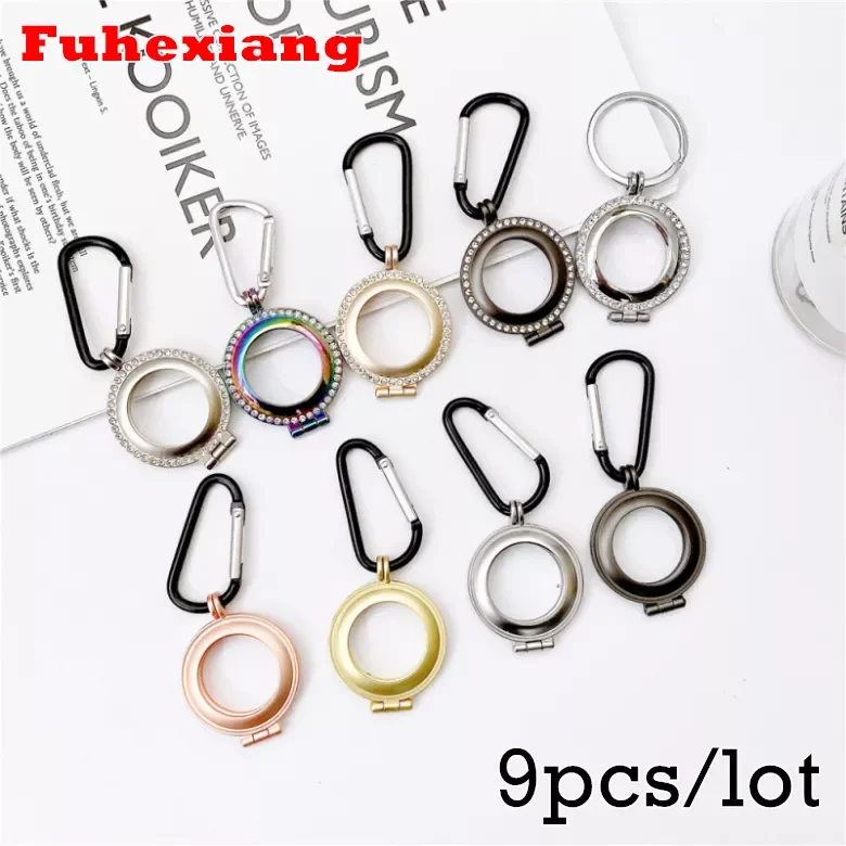 

NEW2023 Fhx-hd1 Metal Case Airtags Case, Locator Tracker Anti-lost Device Keychain Case Decoration 9pcs/lot