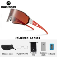 rockbros bicycle glasses unisex cycling polarized photochromic glasses mtb road bike eyewear outdoor sports sunglasses equipment