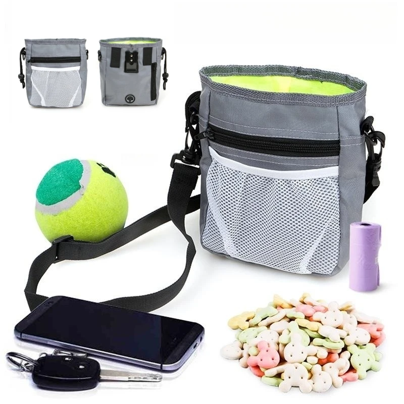

Pet Dog Training Bag Large Capacity Treat Snack Bags Portable Pets Food Pouch Outdoor Puppy Training Pockets Dogs Accessories