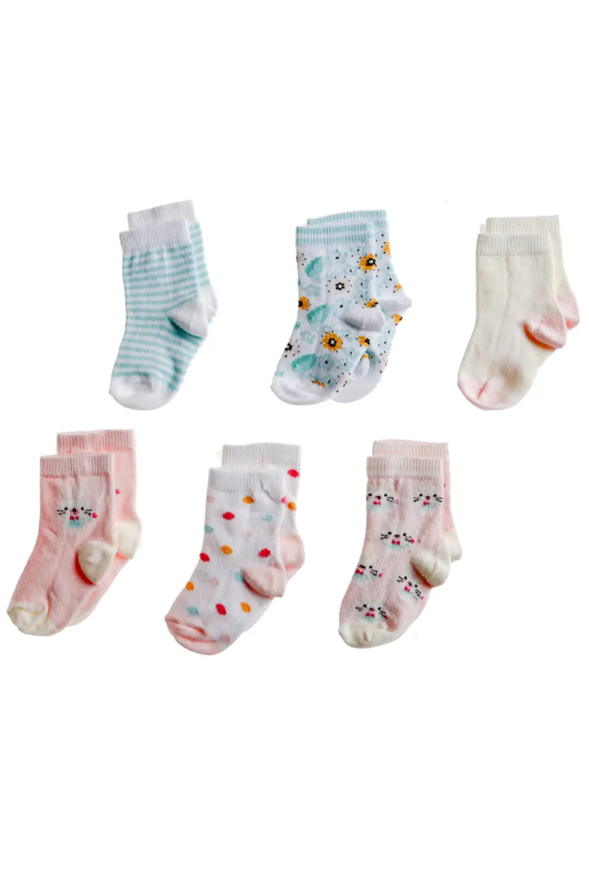 

6 pcs socket socks baby Body & bodysuit
