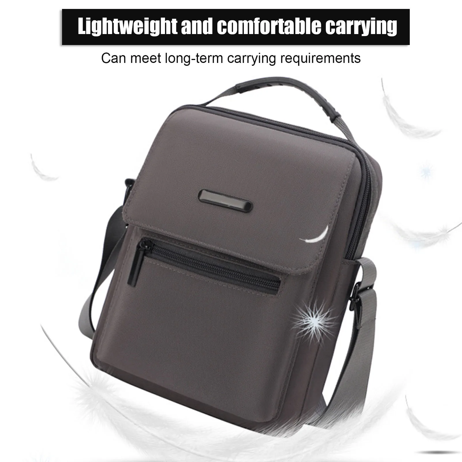 Casual Messenger Shoulder Bag Travel Office Business Satchel Bag For Shopping Outgoing