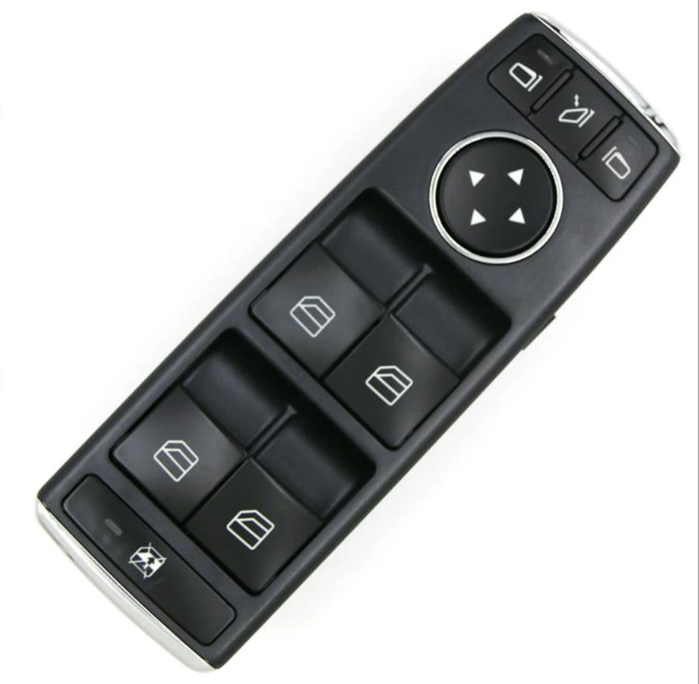 

Car Front Power Control Switch Master Key Window Lift Button For Mercedes Benz CLA & GLA & GLS & G & GL & ML 2012-2014