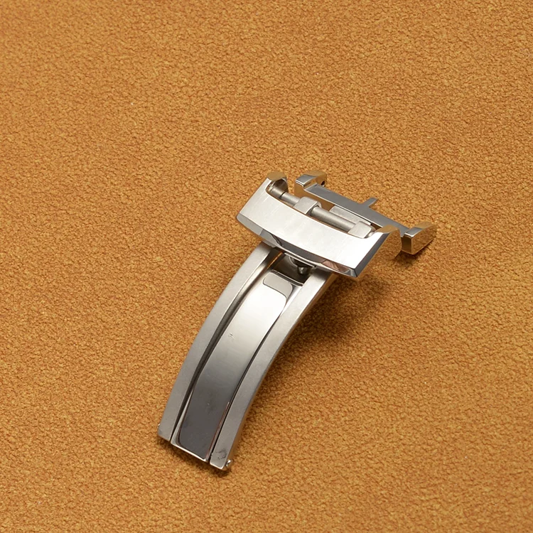 18mm Stainless Steel Deployment Deployant Buckle Clasp fit Tudor Watch Strap For Glashutte