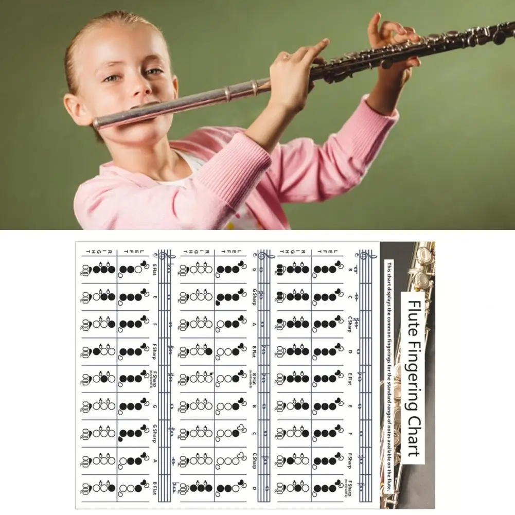 

Уникальная Таблица аккордов, Прочный инструмент, флейта, аккорд, гитара, урок, быстрая справочная таблица