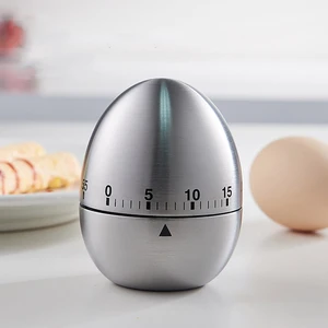 creative mechanical timer for kitchen stainless steel egg cooking timer cute kitchen accessories kitchen utensils and gadgets free global shipping