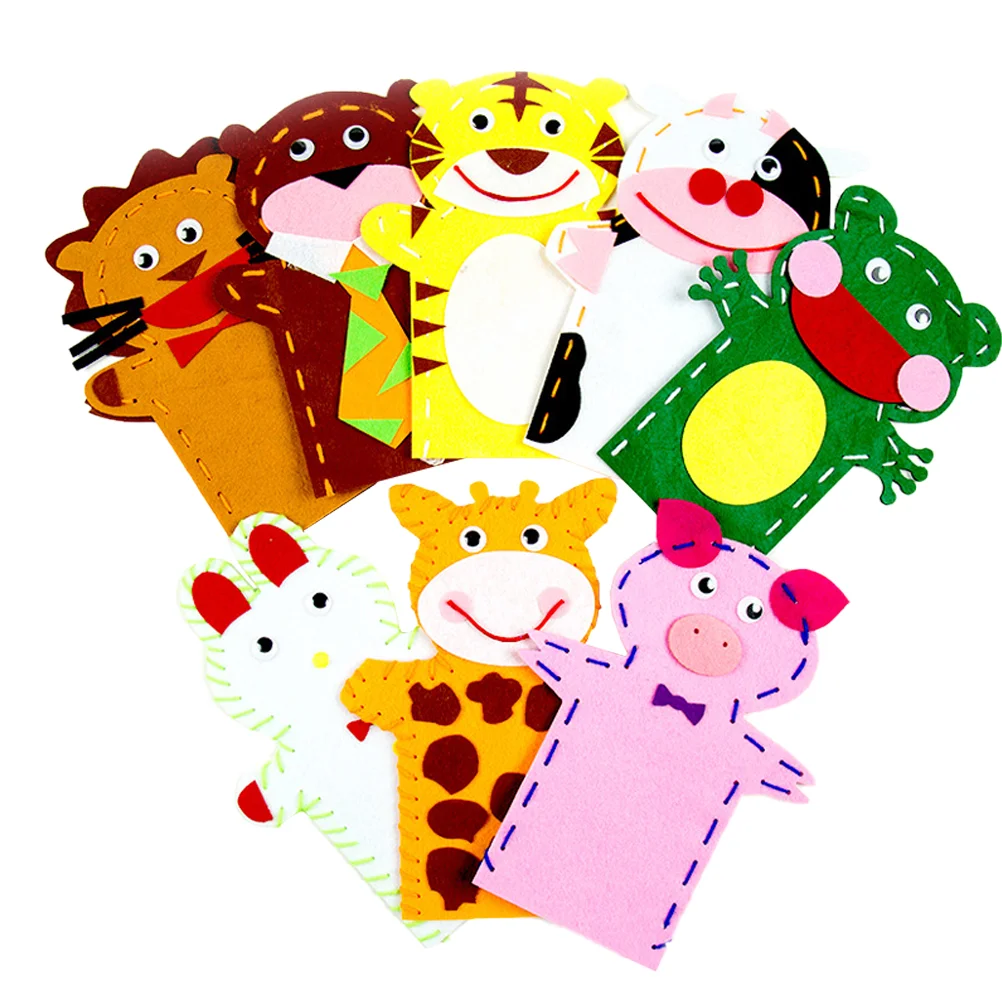 

7pcs DIY Bags Decorative Early Education Playthings Toys Pouch for Kids Kindergarten