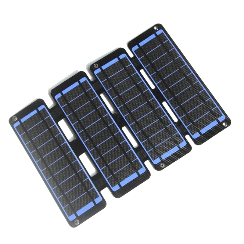 

13W 5V Folding Bag Charger Outdoor Portable Solar Mobile Phone Mobile Powers Charger Blue