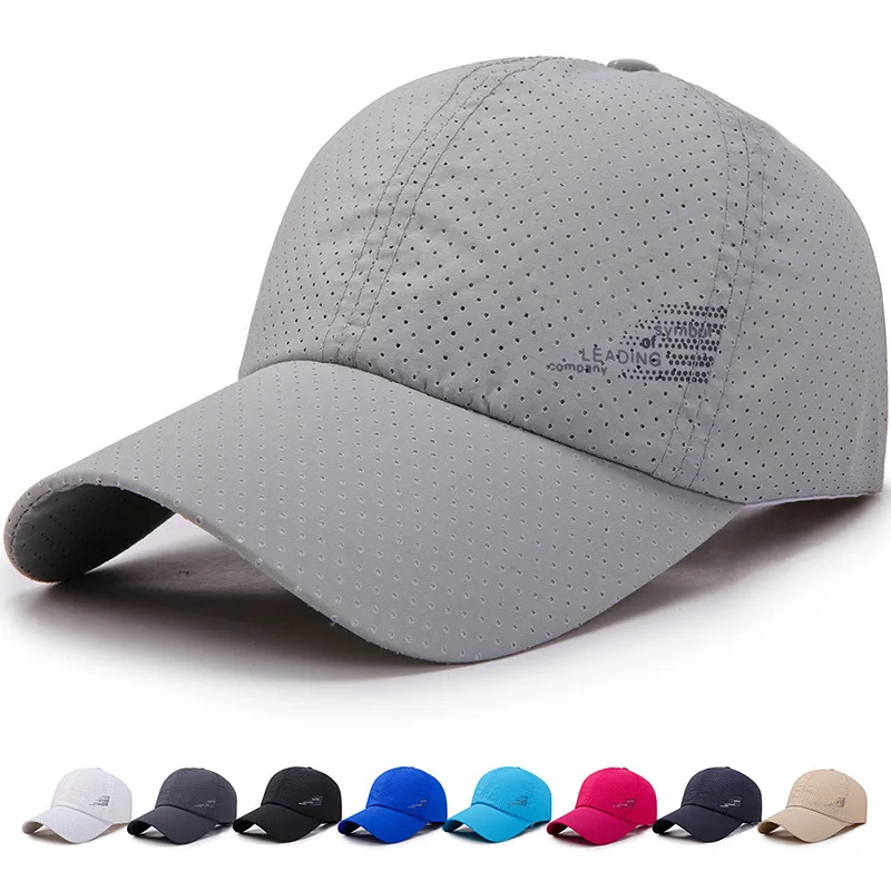 S Unisex Breathable Sport Pure Color Snapback Hat Bone Baseball Hat