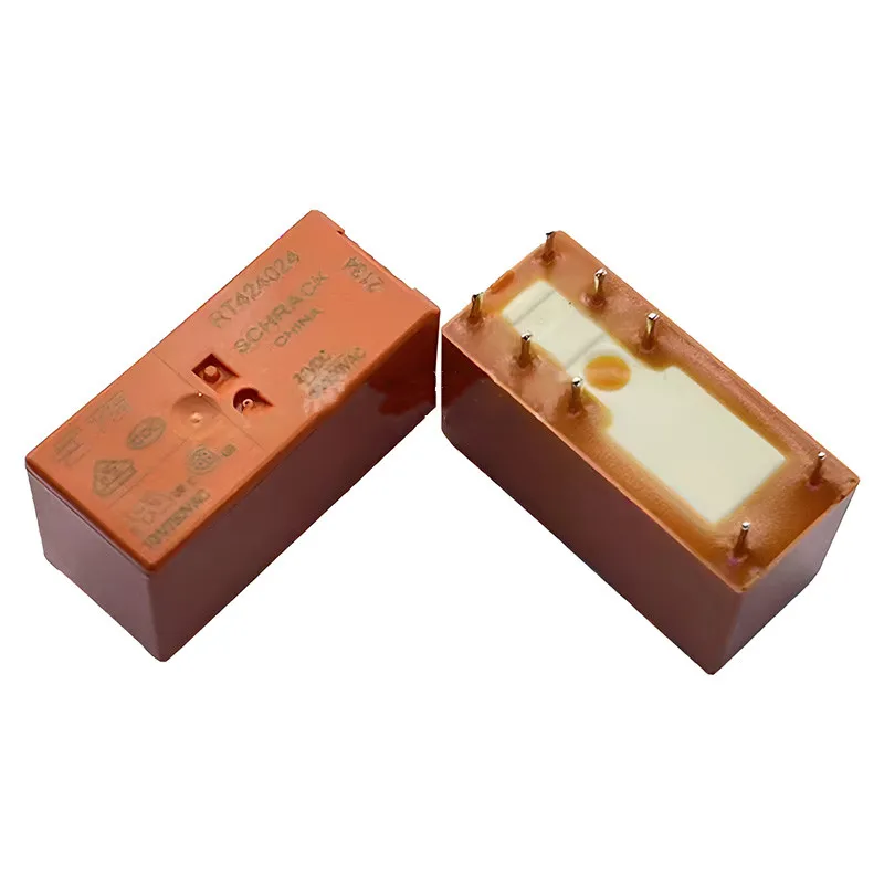 (5 шт./партия) 100% оригинальное новое RT424005 RTE24005 5VDC RT424012 RTE24012 12VDC RT424024 RTE24024 24VDC 8A250VAC 8PINS реле мощности