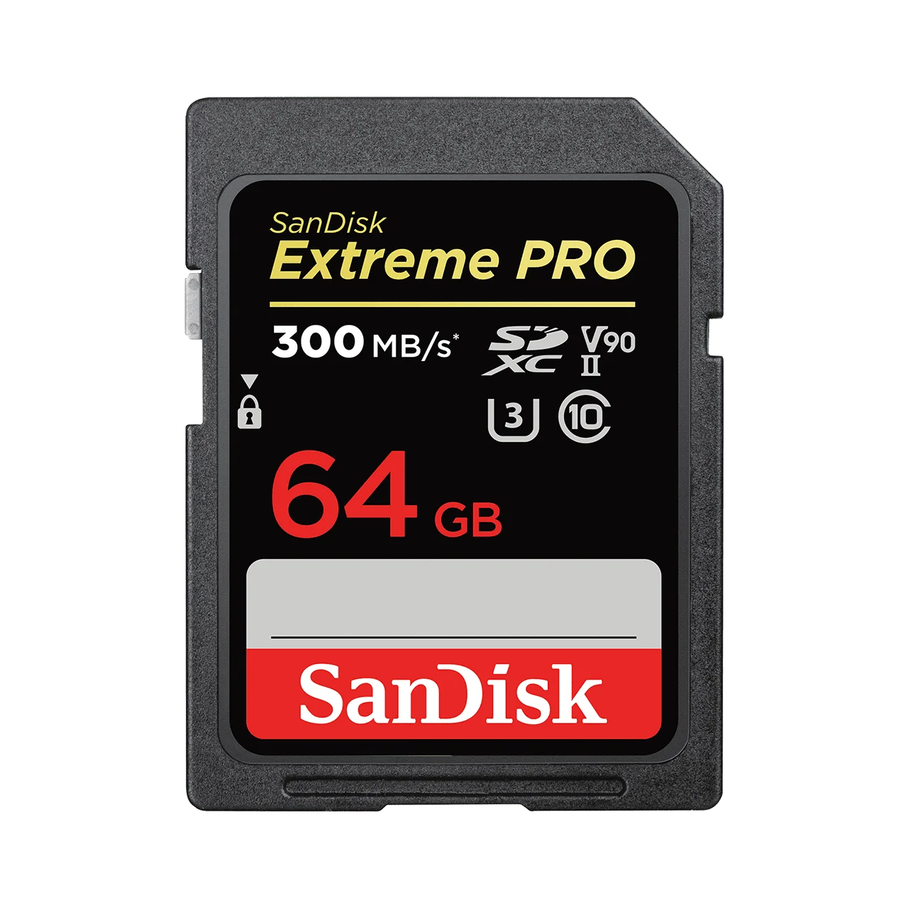 SanDisk Extreme PRO SD карта 32 Гб 64 128 ГБ U3 V90 флеш-карта памяти 300 м 4K SDH SDXC UHS-II 8K Full HD видео