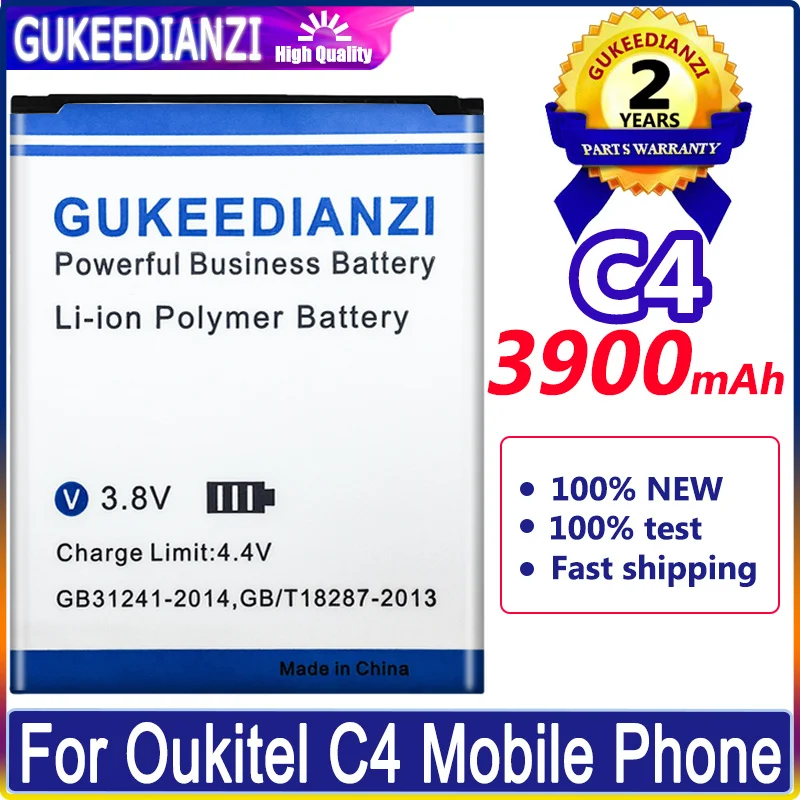 

C 4 3900mAh Battery For Oukitel C4 Mobile Phone Batteries + Tracking Number