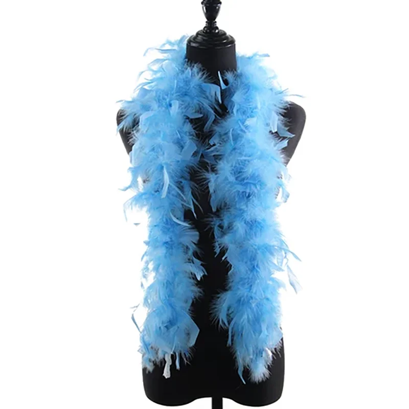

2 Yard Red Turkey Feathers Boa 80G Fluffy Turkey Plumes for Clothing Sewing Accessory Carnival Wedding Feathers Decoration