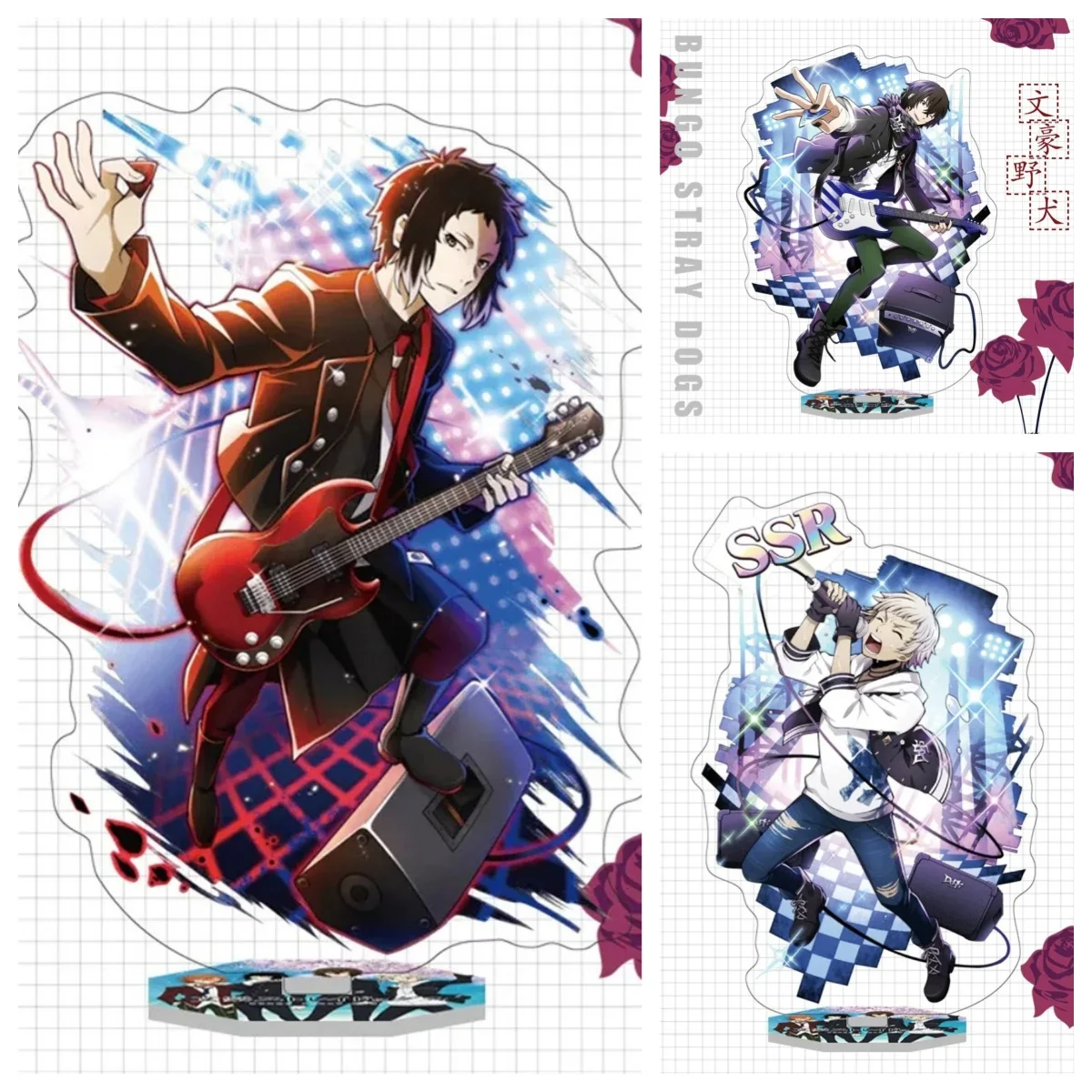 15 см аниме Bungou Stray Dogs акриловая подставка модель персонажи косплея орнамент