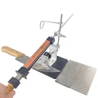 Новинка 360, вращающийся нож, профессиональная точилка с фиксированным углом, зеркальный камень, система заточки кухонных ножей