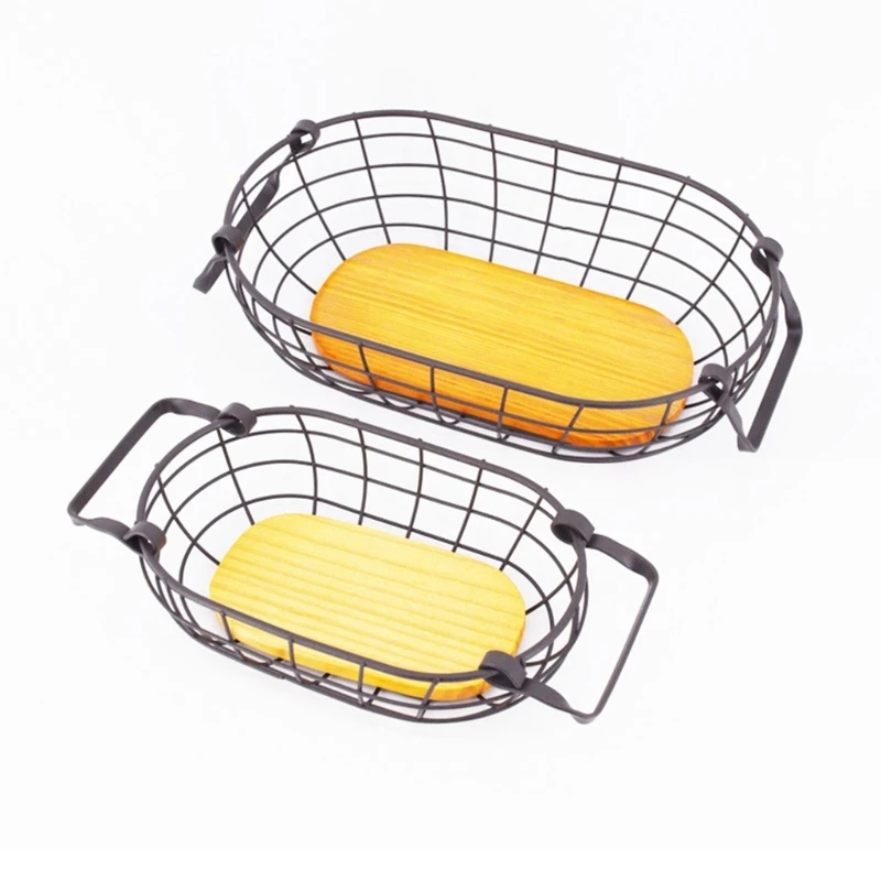 

Iron Desktop Storage Basket Household Banana Vegetable Tomatoes Boxes