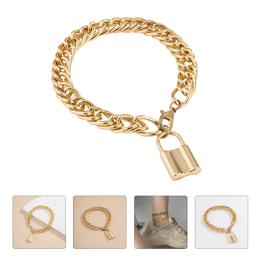 

1Pc Vintage Lock Pendant Foot Jewelry Fashion Foot Chain Creative Ankle Chain