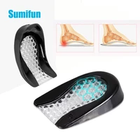 1pair honeycomb sole shock absorbing heel cushion insoles soles relieve foot pain protectors support shoe pad high heel inserts