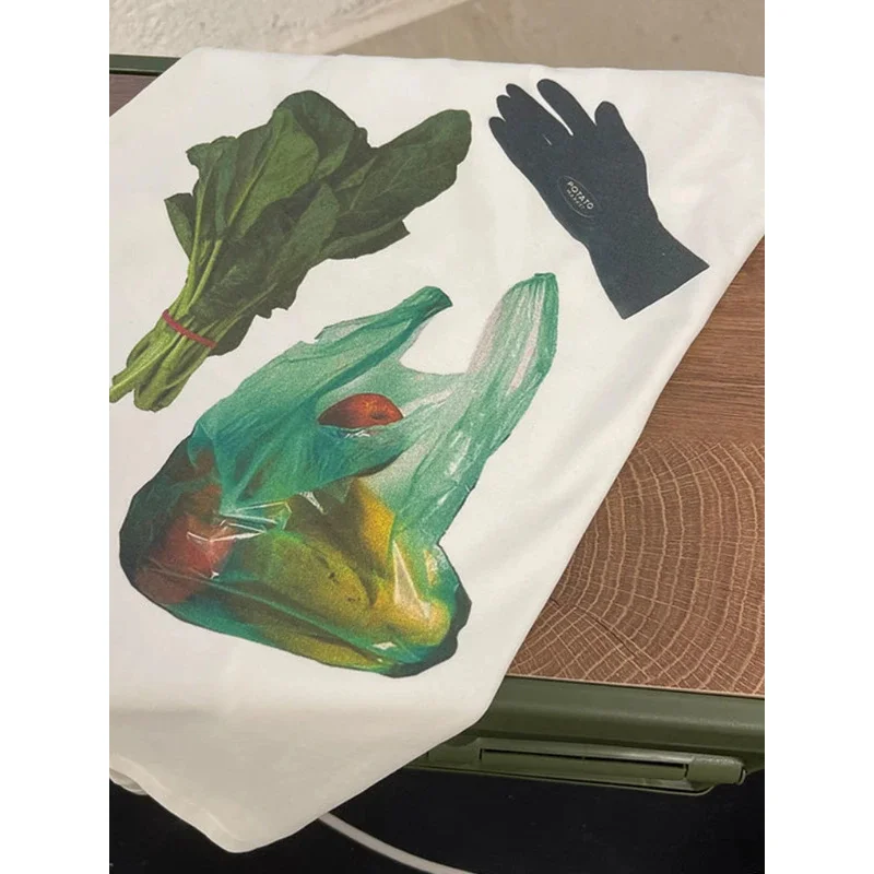 KOSAHIKI футболки с принтом в стиле гранж для женщин и мужчин Y2k эстетические топы