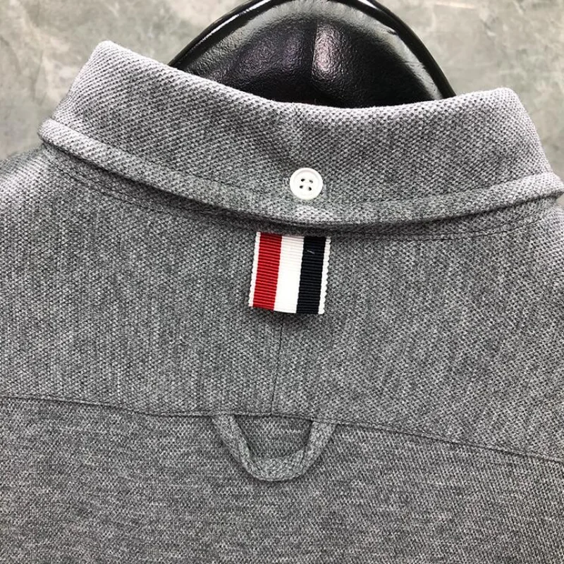 Men's Shirt New Buttons Stripe Shirts Men Slim Losng Sleeve Casual Shirt Spring Autumn Cotton Solid Spring Men's Clothing
