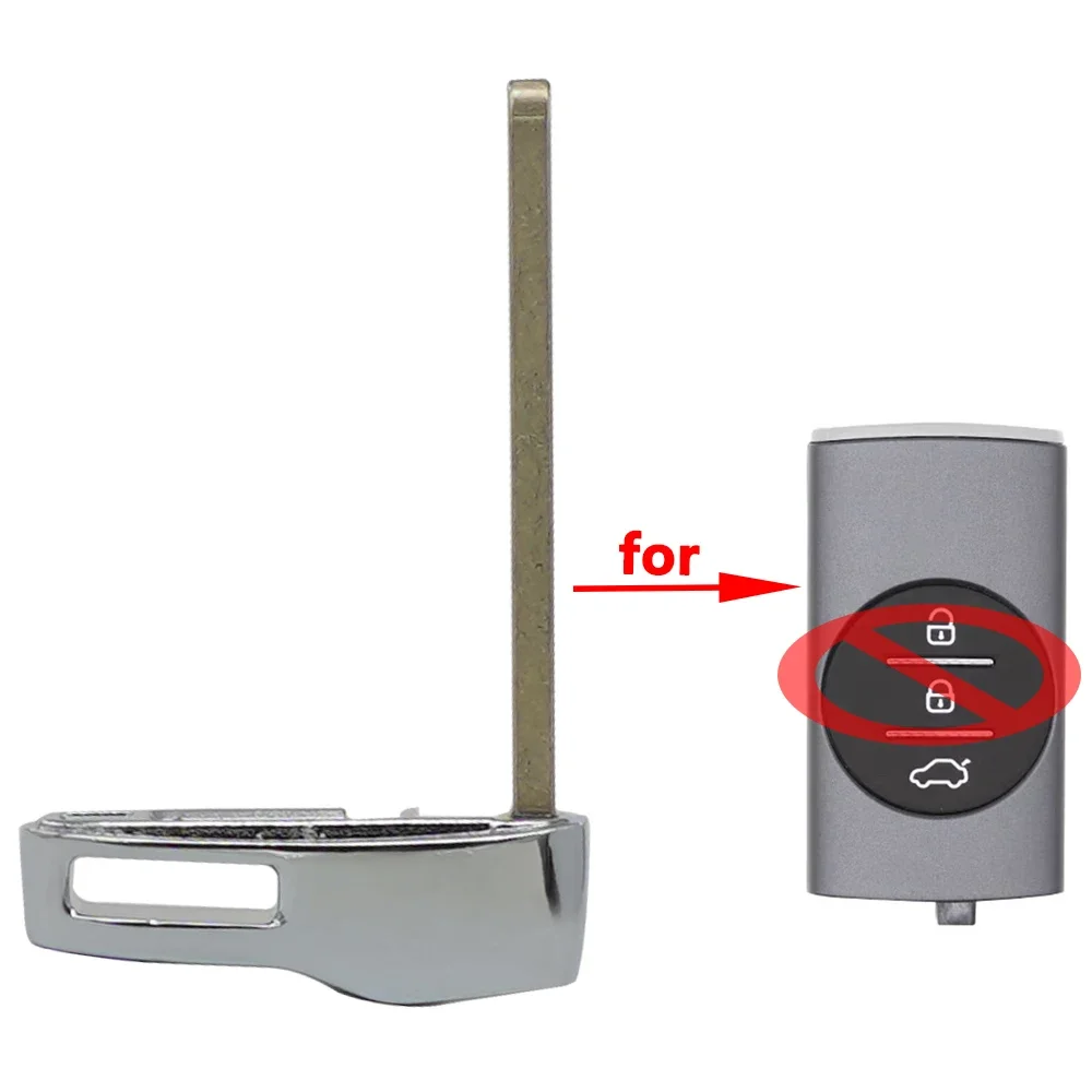 

XNRKEY для Chery Tiggo 8 Plus Tiggo 7 Tiggo 8 Plus 6Pro Arrizo 5 6 7, умное необработанное лезвие, аварийная вставка, пустой ключ