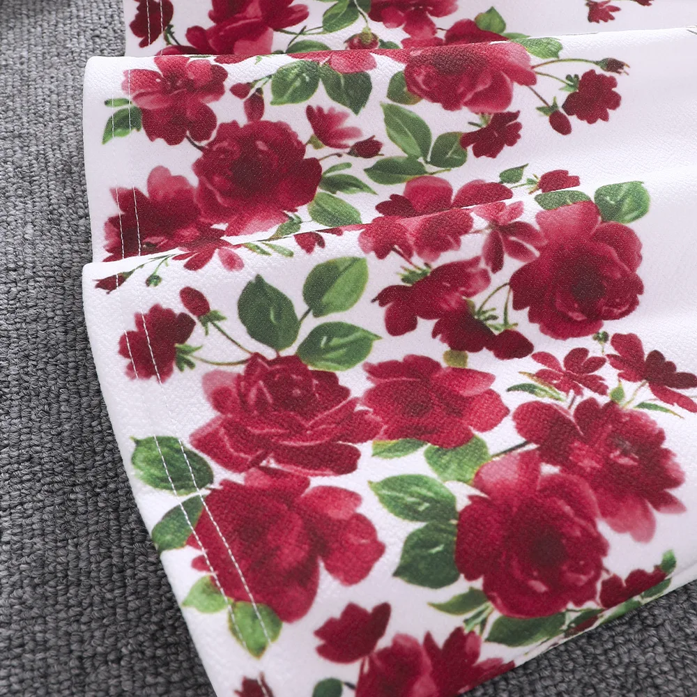 2 шт. Детский Повседневный Кардиган с длинным рукавом и цветочным принтом