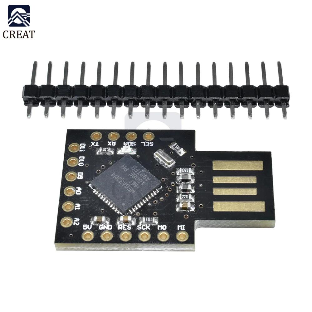

Клавиатура Pro Micro Beetle USB ATMEGA32U4, мини макетная плата расширения для Arduino Leonardo R3 16 МГц, 5 в постоянного тока