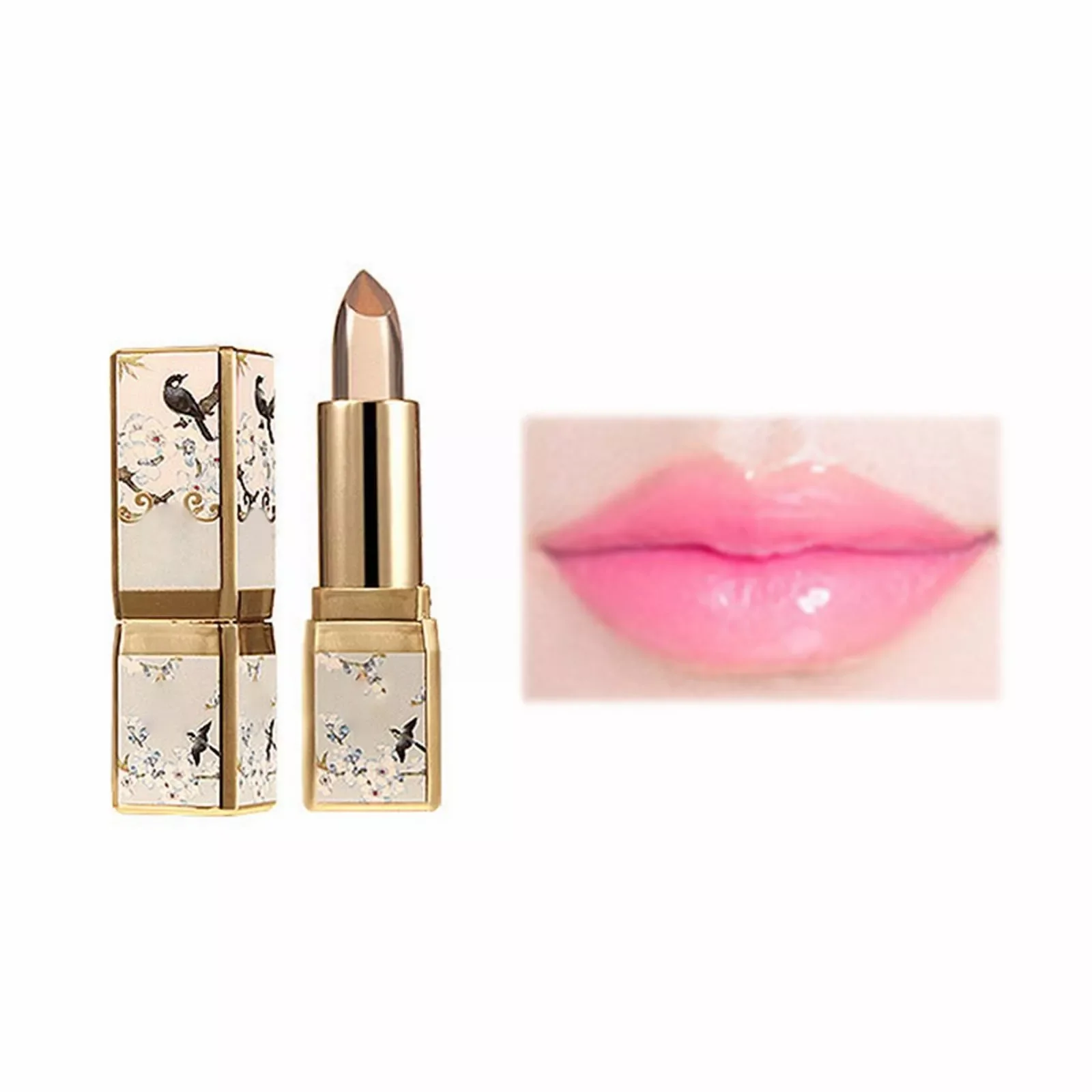 

NEW2023 Small Light Tube Temperature Changing Lipstick Long Effect Luminous Lipstick Moisturizing Easy To Color Long Lasting Lip