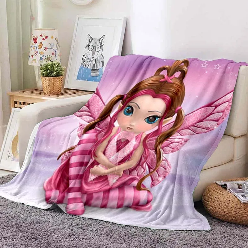 

Manta de franela de elfo para el hogar, manta cálida y ligera de forro polar, supersuave, para sofá y dormitorio