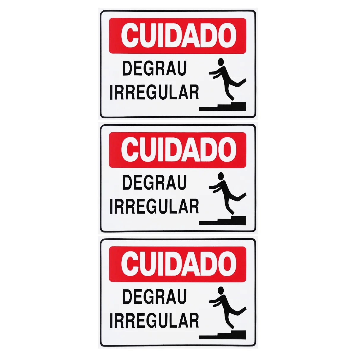 

Combo 3 Signaling Plates Irregular Step Care 30x20 Access-S-216/1 F9e