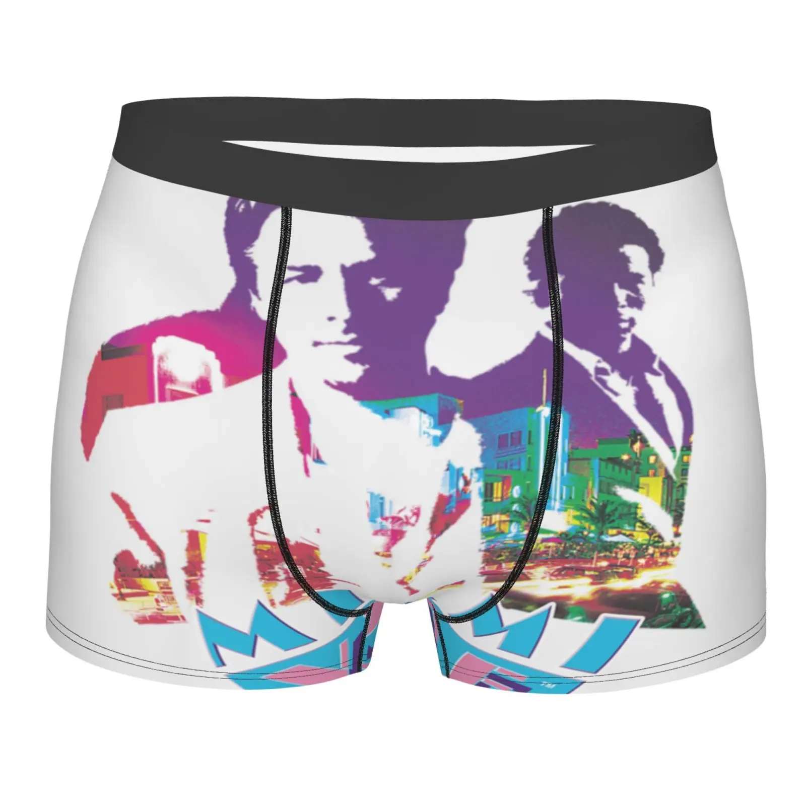 

Miami Vice Tv 2489 Boxer Briefs And Top Set For Women Male Clothes Woman Print Sexy Set Men Set Women Boxer Shorts Women Funny