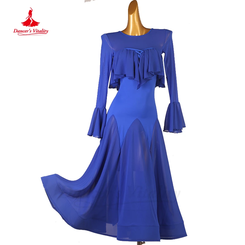 

Платье для современных танцев, национальный стандарт, костюм для соревнований по танцевальным соревнованиям, платье для выступлений, юбки для бальных танцев по индивидуальному заказу