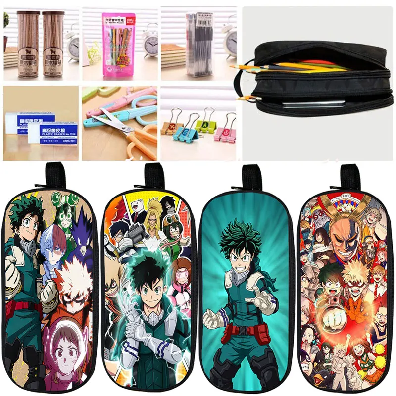 

Пенал для карандашей с героями моя геройская академия, 6 шт.