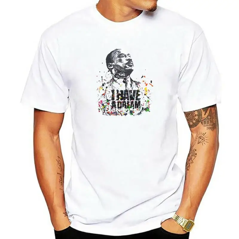 

Martin Luther King Jr. Day I Have A Dream MLK Day T-Shirt Black Pride Tee Tops Black-history Month Clothing for Women Men