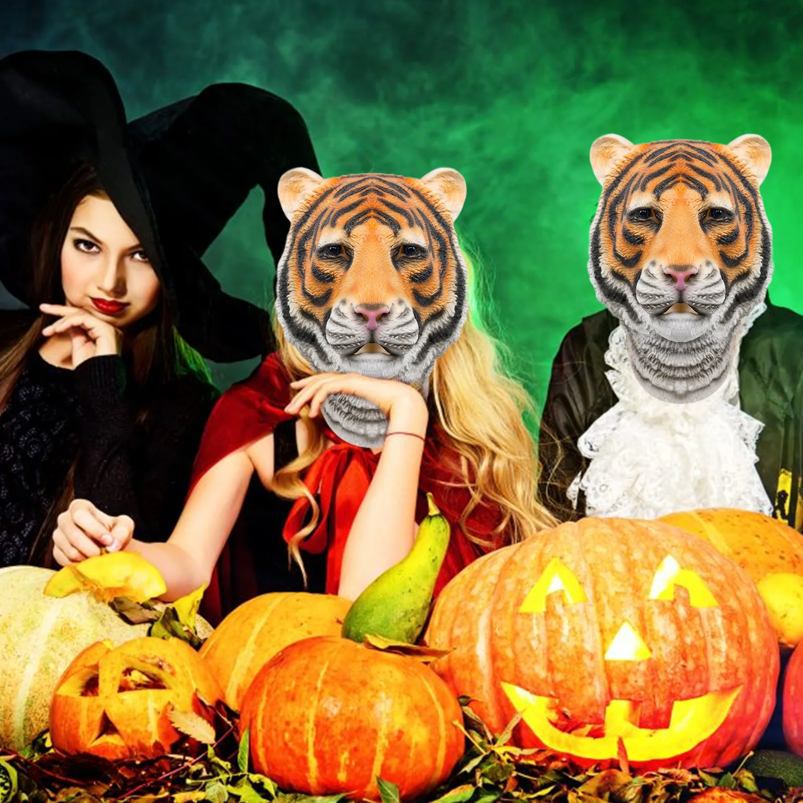 Чехол для лица с тигром