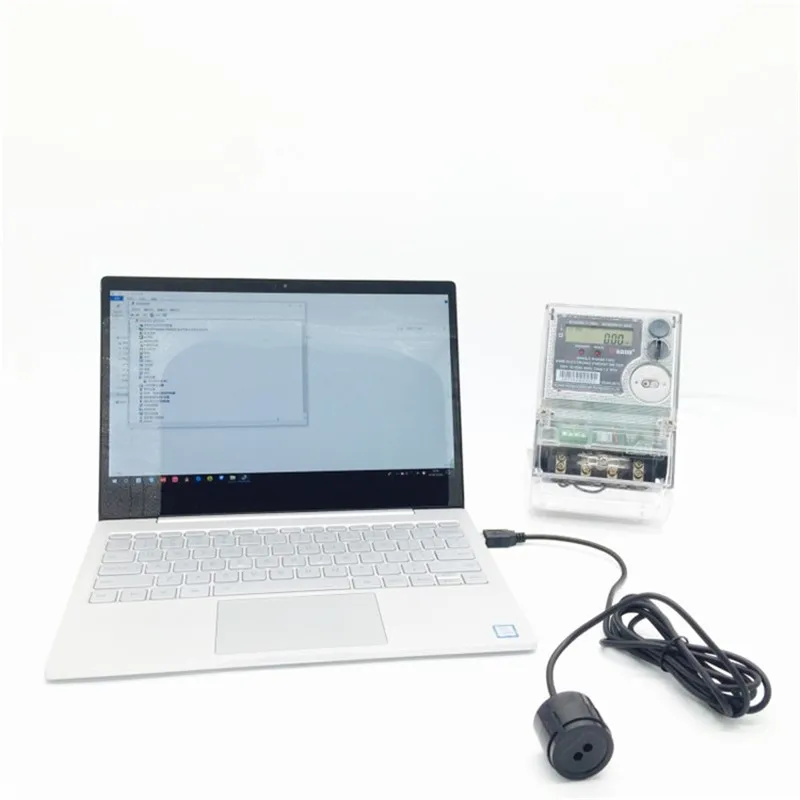 Black Cable USB 2.0 For IEC Smart Meter Data Reading And Analyze Infrared Optical Probe