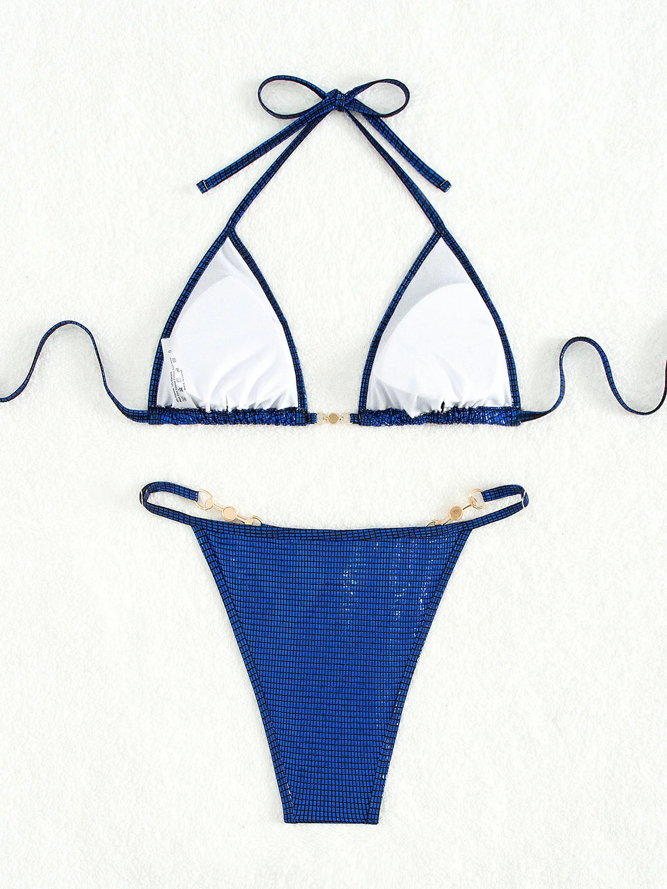 Роскошный сексуальный бикини регулируемый купальник из искусственного жемчуга