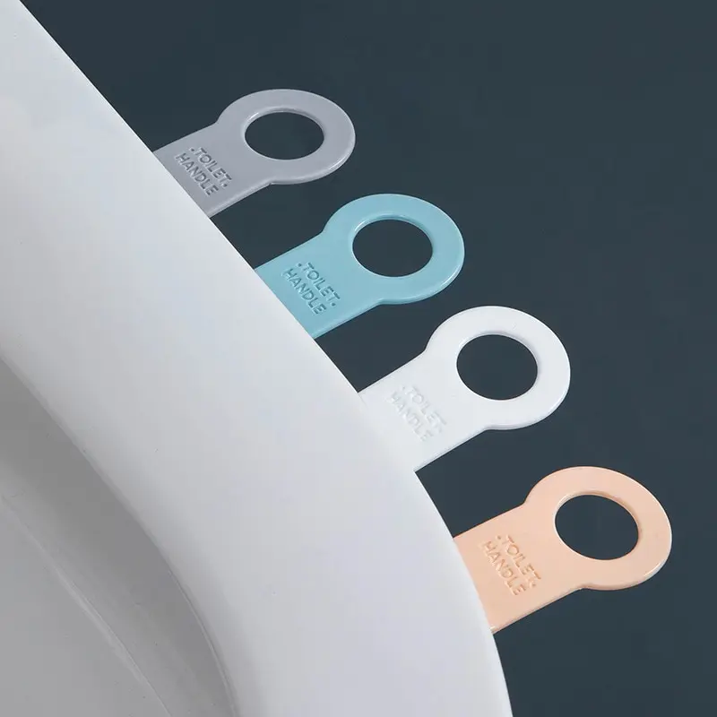 

2Pcs Toilet Lid Lifter High Quality Household TPR Strong Suction Cup Type Household Cleaning Products Not Dirty Easy Clean Ring