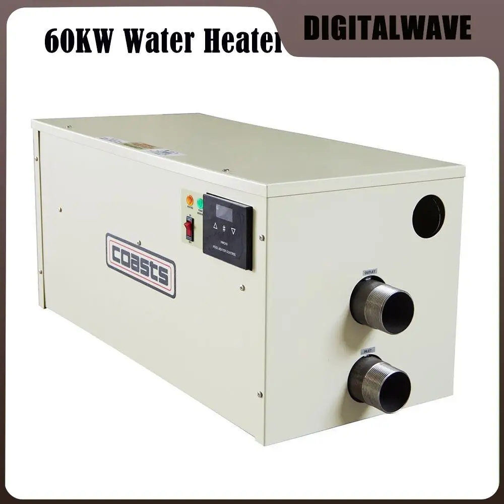 

60KW Swimming Pool Thermostat Electric Digital Water Heater Thermostat For SPA Hot Tub Bath Water Heating Equipment