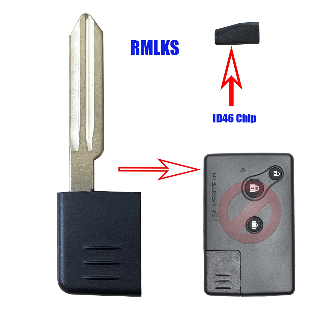 Умный ключ для Nissan Teana сменный умный аварийный вставной пульт дистанционного