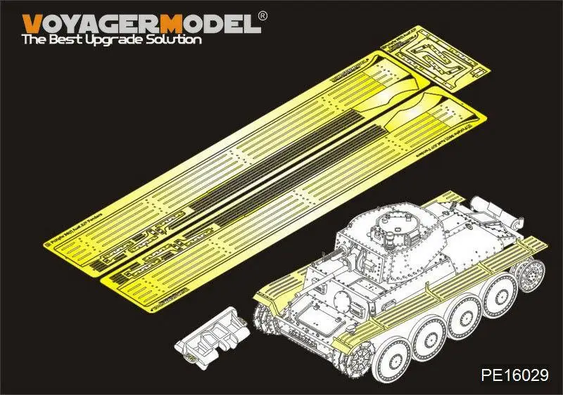 

Кранцы Voyager 1/16 PE16029 Pz.Kpfw.38(t) Ausf.E/F с номерами забрасывания