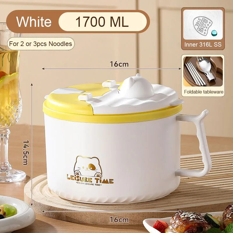 Ланч-бокс из нержавеющей стали 316 контейнеры для еды милый детский ланч-бокс