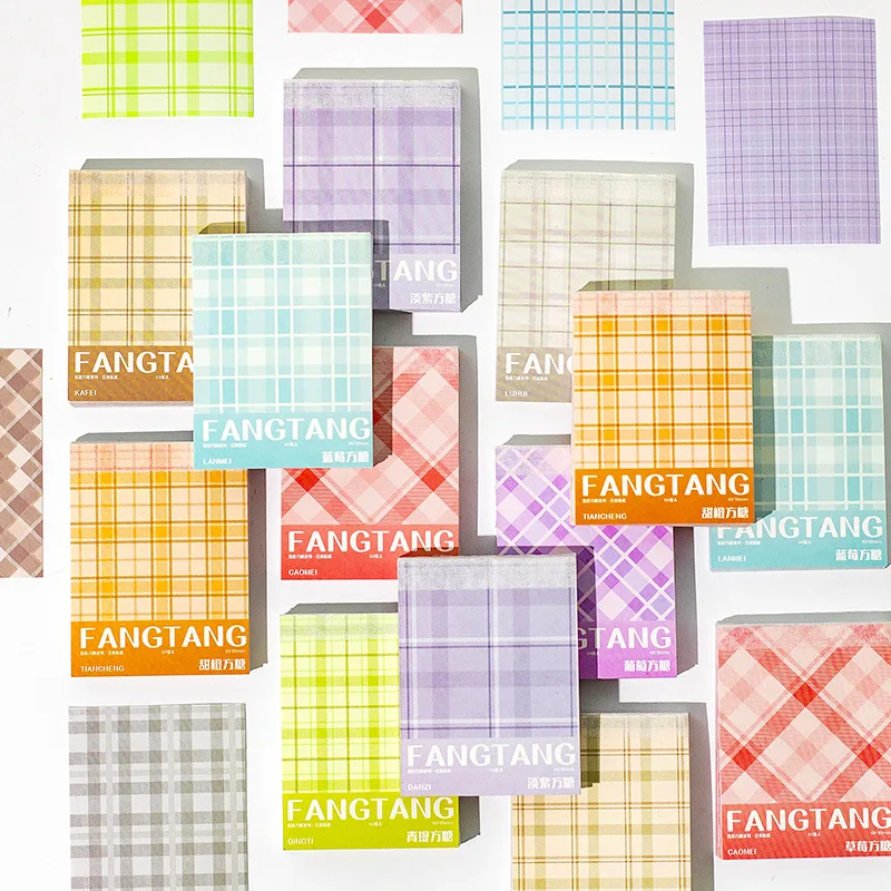 

50pcs/lot Kawaii Stationery Stickers colorful sugar cubes Diary Travel Planner Decorative Mobile Scrapbooking DIY Craft Sticker