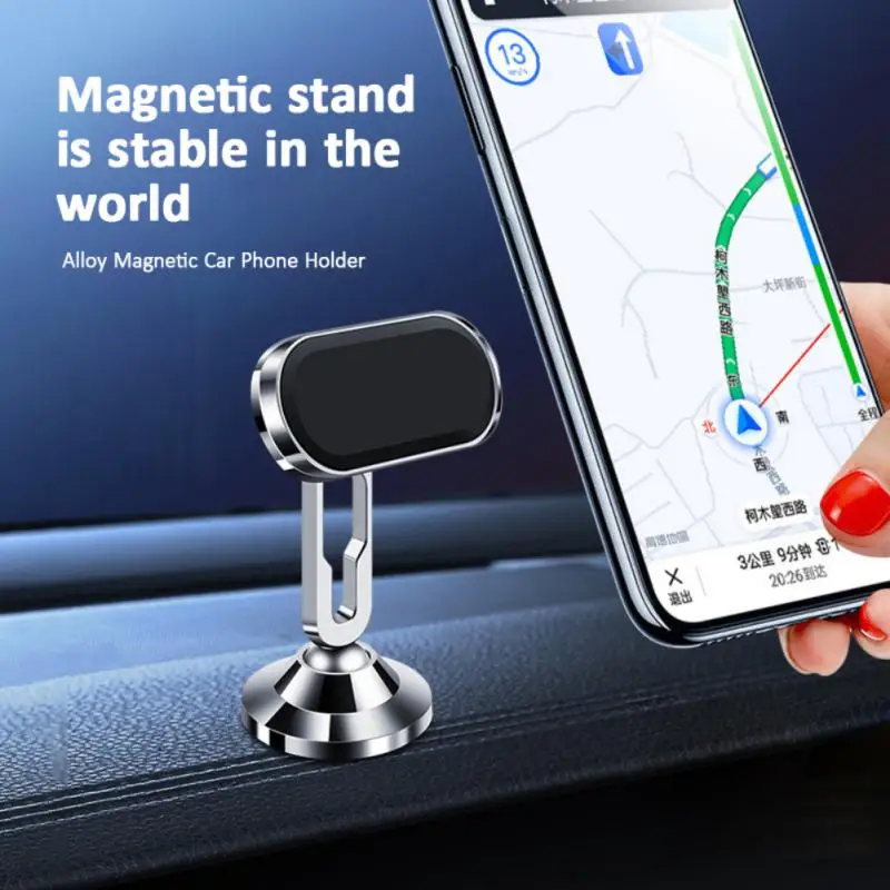 

Magnetic Car Phone Holder Magnet Mount Mobile Cell Phone Stand GPS Support For iPhone 13 12 Xiaomi Huawei Samsung Oneplus