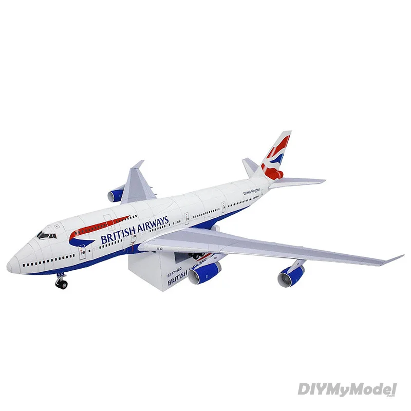 

DIYMyModeI 1:144 Боинг 747 самолет авиационный авиалайнер DIY3D бумажная карта модель строительные комплекты строительные игрушки Военная Модель
